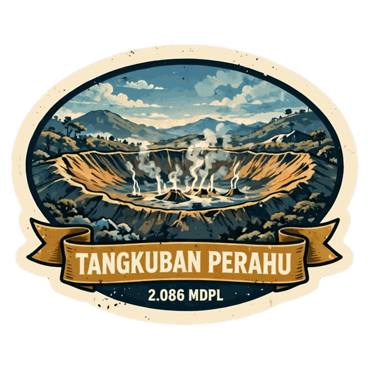 Badge Tangkuban Perahu