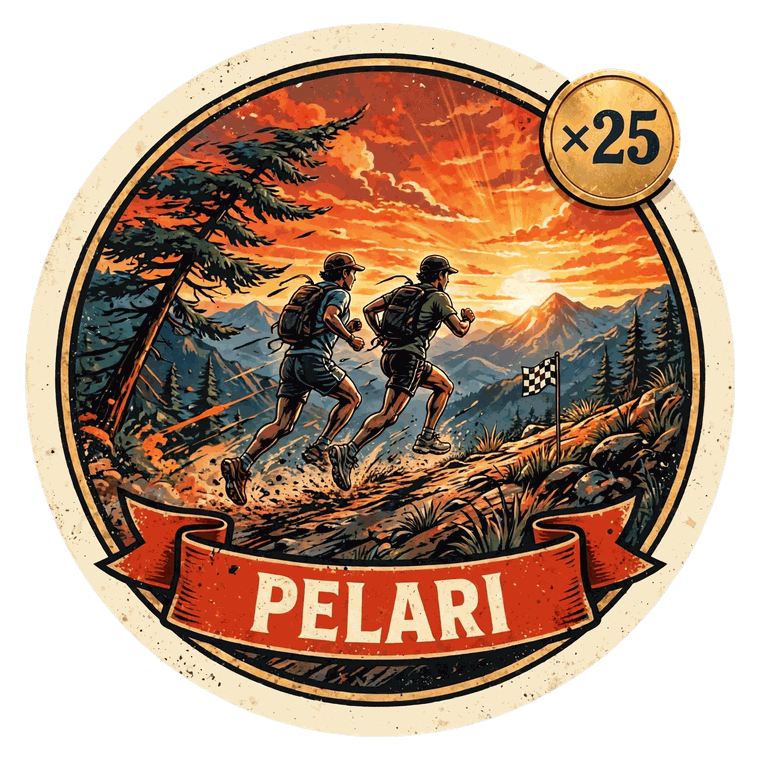 Badge Pelari ×25