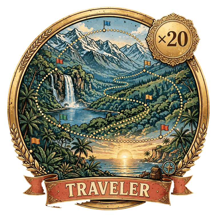 Badge Traveler ×20
